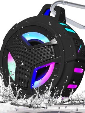 EBODA Bluetooth Shower Speaker, Portable Bluetooth Speakers, IP67 Waterproof